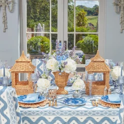 Mrs. Alice Pagodas & Lanterns|Extra Large Natural Rattan Pagoda Lantern