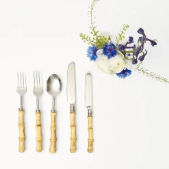 Mrs. Alice Cutlery Sets|Faux Bamboo Cutlery (5 Piece)