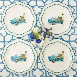 Mrs. Alice Starter Plates|Fiat Jolly Dinner & Starter Plates (Set Of 8)