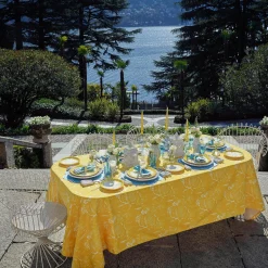 Mrs. Alice Napkins|Fleur Turquoise Napkins (Set Of 4)