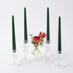 Mrs. Alice Candles|Forest Green Candles (Set Of 8)