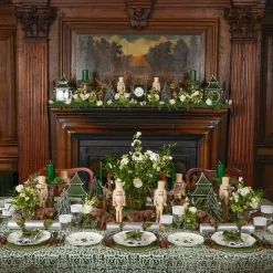 Mrs. Alice Candles|Forest Green Pillar Candles (Pair)