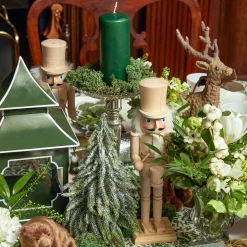 Mrs. Alice Candles|Forest Green Pillar Candles (Pair)