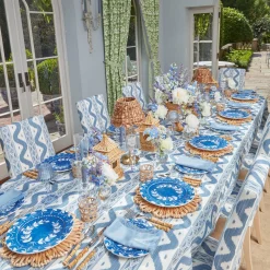 Mrs. Alice Dinner Plates|French Blue Garland Dinner Plate