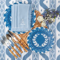 Mrs. Alice Starter Plates|French Blue Garland Starter Plate