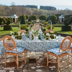 Mrs. Alice Cushions|Frilled Lily Of The Valley Seat Pad Cushion