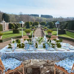 Mrs. Alice Cushions|Frilled Lily Of The Valley Seat Pad Cushion