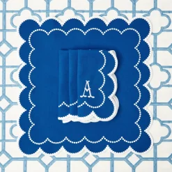 Mrs. Alice Napkins|Gabrielle Blue Napkins (Set Of 4)