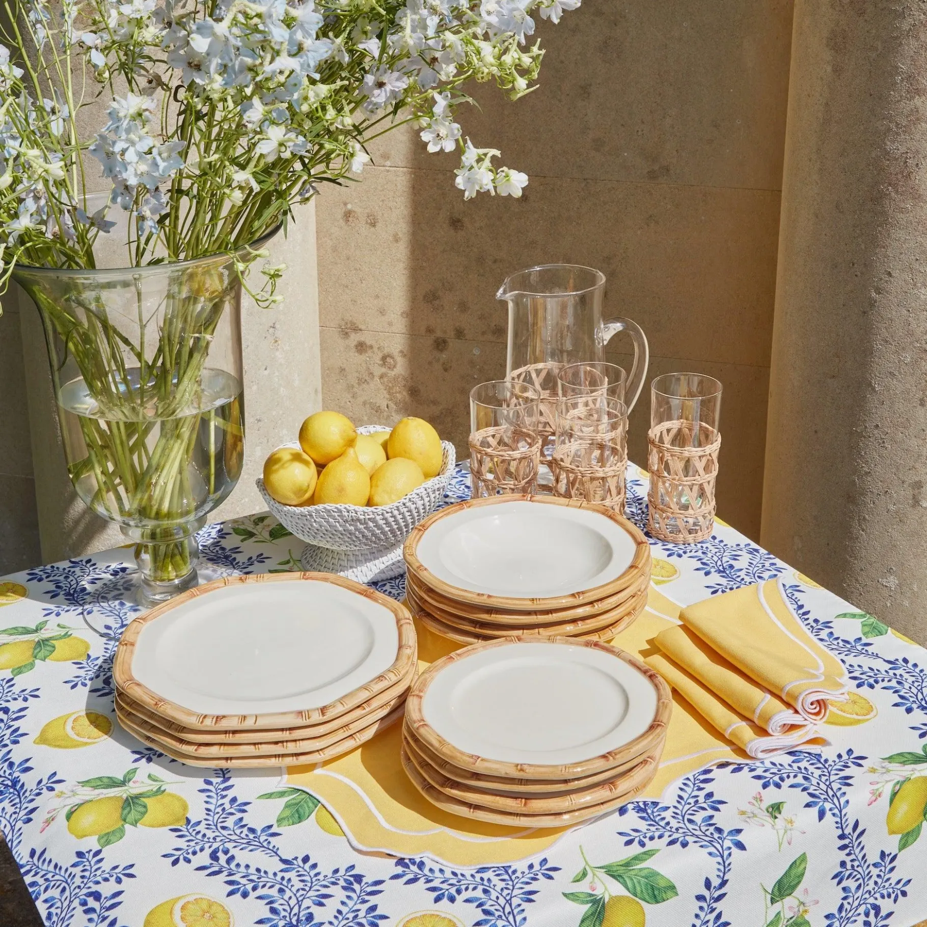 Mrs. Alice Bamboo Crockery|Geometric Bamboo Bowl