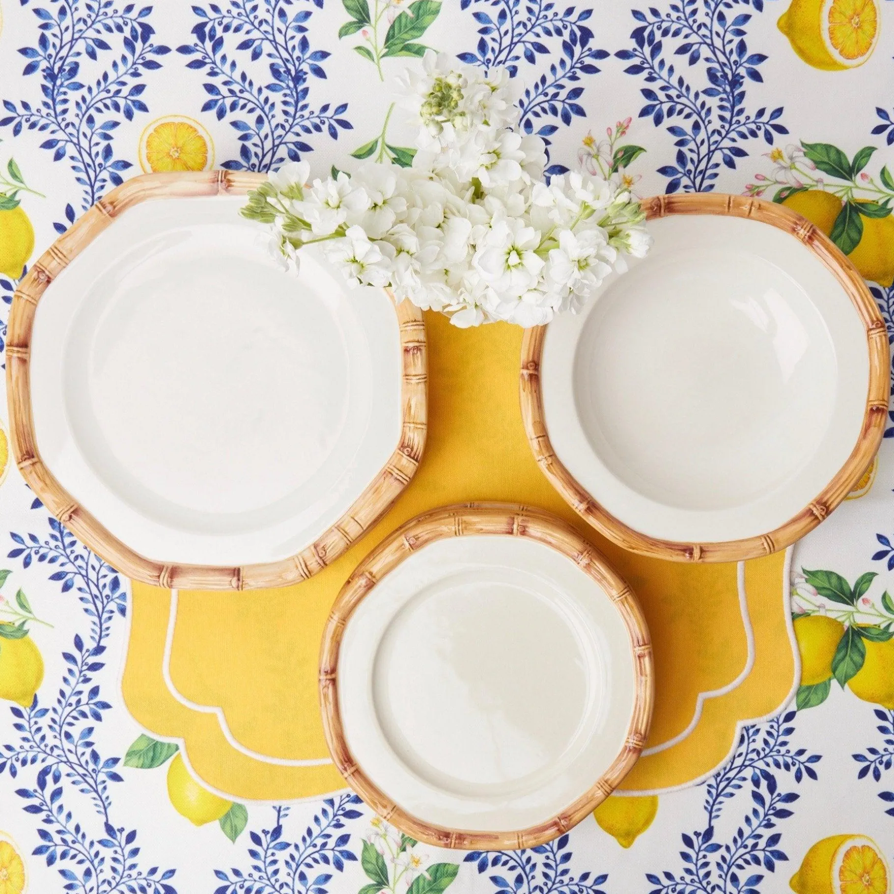 Mrs. Alice Bamboo Crockery|Geometric Bamboo Bowl