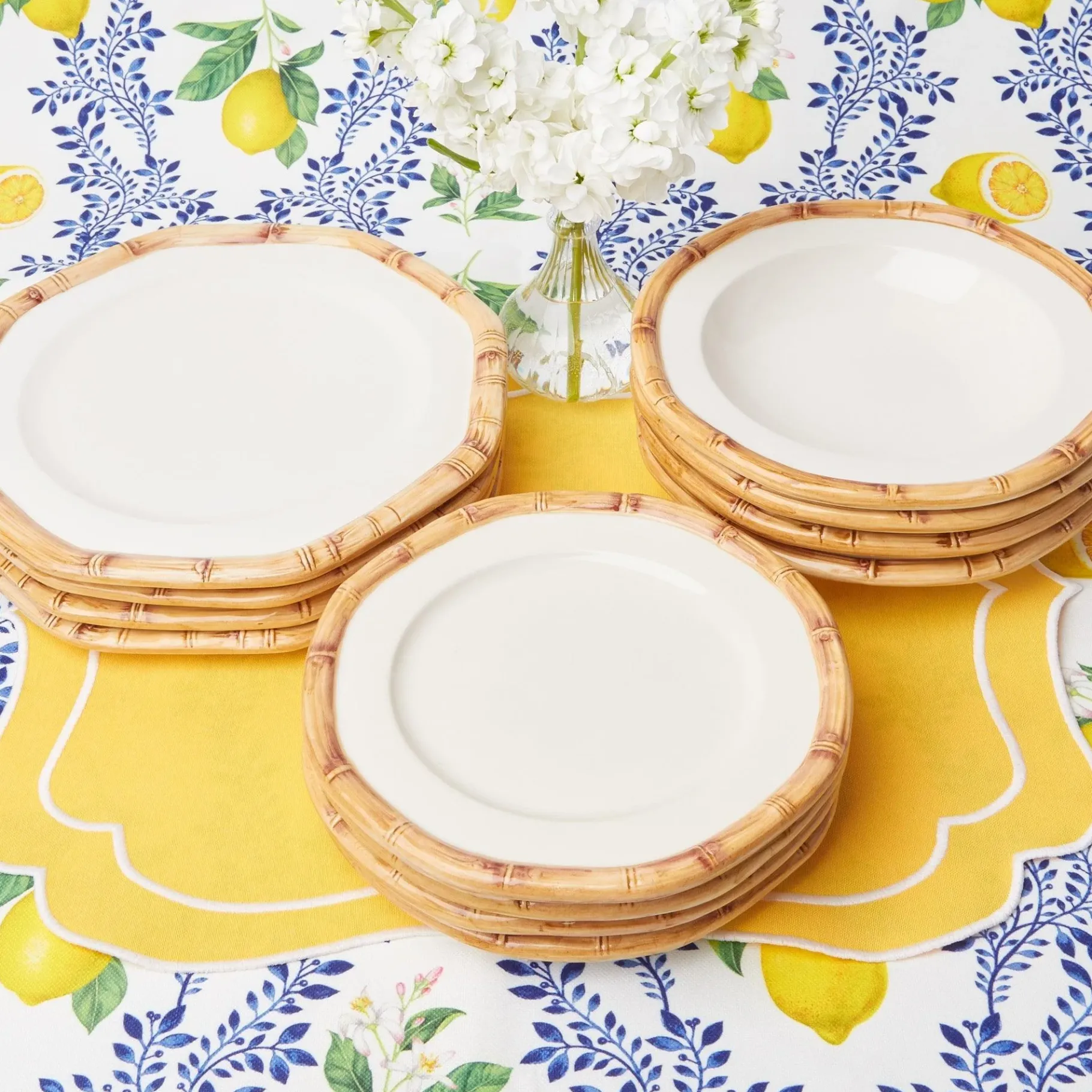 Mrs. Alice Bamboo Crockery|Geometric Bamboo Bowl