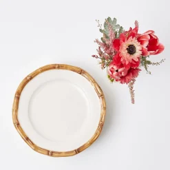 Mrs. Alice Crockery Sets|Geometric Bamboo Starter Plate (Set Of 4)