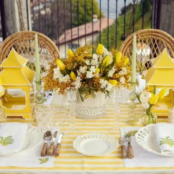 Mrs. Alice Pagodas & Lanterns|Glass Lantern Tea Light Holder (Pair) - 24Cm