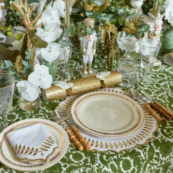 Mrs. Alice Dinner Plates|Gold Garland Dinner Plate