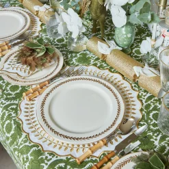 Mrs. Alice Dinner Plates|Gold Garland Dinner Plate