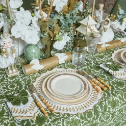 Mrs. Alice Starter Plates|Gold Garland Starter Plate