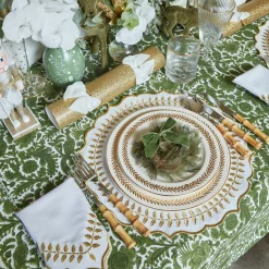 Mrs. Alice Starter Plates|Gold Garland Starter Plate