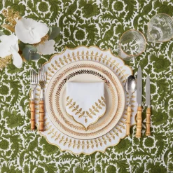 Mrs. Alice Starter Plates|Gold Garland Starter Plate