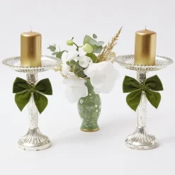 Mrs. Alice Candles|Gold Pillar Candles (Set Of 4)