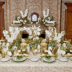 Mrs. Alice Pagodas & Lanterns|Gold Rattan Pagoda Lantern