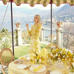 Mrs. Alice Candlescapes|Green & Yellow Parrot Candlescape