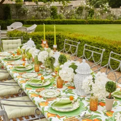 Mrs. Alice Dinner Plates|Green Garland Dinner Plate