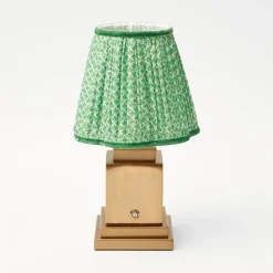 Mrs. Alice Lamps & Lighting|Green Lotus Lampshade