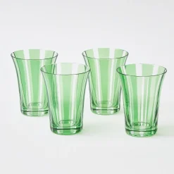 Mrs. Alice Glasses|Green Positano Glasses (Set Of 4)