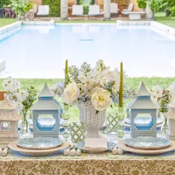 Mrs. Alice Glasses|Green Swirl Outdoor Glasses (Set Of 6)