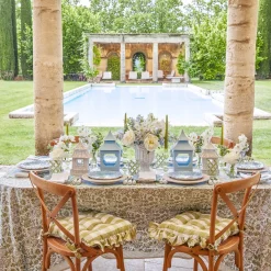 Mrs. Alice Glasses|Green Swirl Outdoor Glasses (Set Of 6)