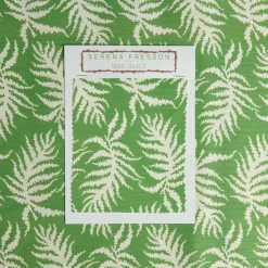 Mrs. Alice Serena Fresson Fabrics|Green Trailing Ferns Fabric