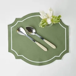 Mrs. Alice Serving Cutlery|Grey Horn Salad Servers