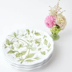 Mrs. Alice Dinner Plates|Hand Painted Hummingbird Dinner Plate