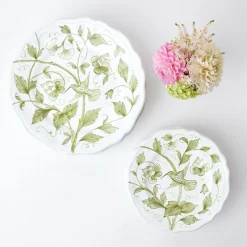 Mrs. Alice Dinner Plates|Hand Painted Hummingbird Dinner Plate