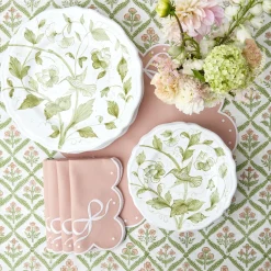 Mrs. Alice Starter Plates|Hand Painted Hummingbird Starter Plate
