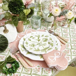 Mrs. Alice Starter Plates|Hand Painted Hummingbird Starter Plate