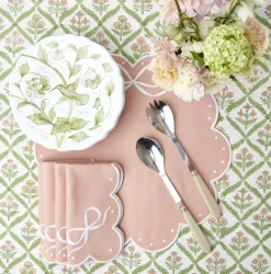 Mrs. Alice Starter Plates|Hand Painted Hummingbird Starter Plate