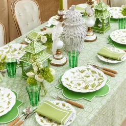 Mrs. Alice Starter Plates|Hand Painted Hummingbird Starter Plate