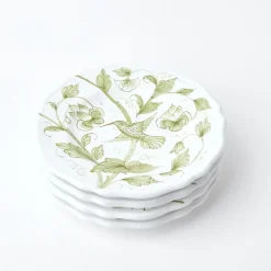 Mrs. Alice Starter Plates|Hand Painted Hummingbird Starter Plate