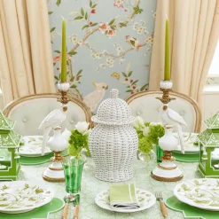 Mrs. Alice Starter Plates|Hand Painted Hummingbird Starter Plate