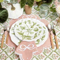 Mrs. Alice Starter Plates|Hand Painted Hummingbird Starter Plate