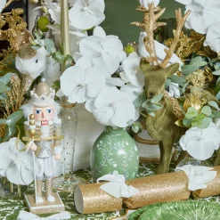 Mrs. Alice Vases|Hand Painted Tole Bud Vases (Set Of 3)