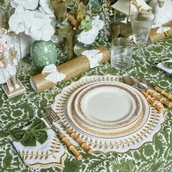 Mrs. Alice Vases|Hand Painted Tole Bud Vases (Set Of 3)