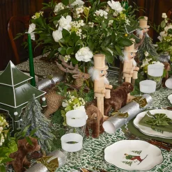 Mrs. Alice Starter Plates|Heidi & Hans Skier Starter Plates (Set Of 4)