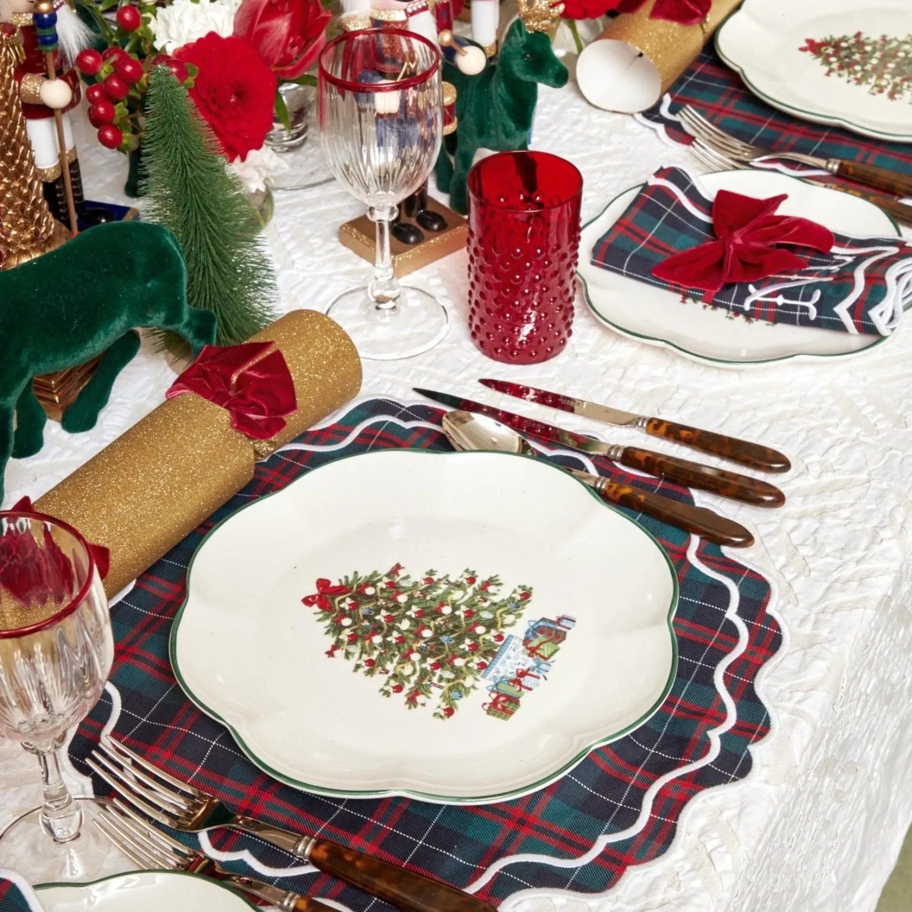 Mrs. Alice Placemats|Highland Tartan Placemats (Set Of 4)