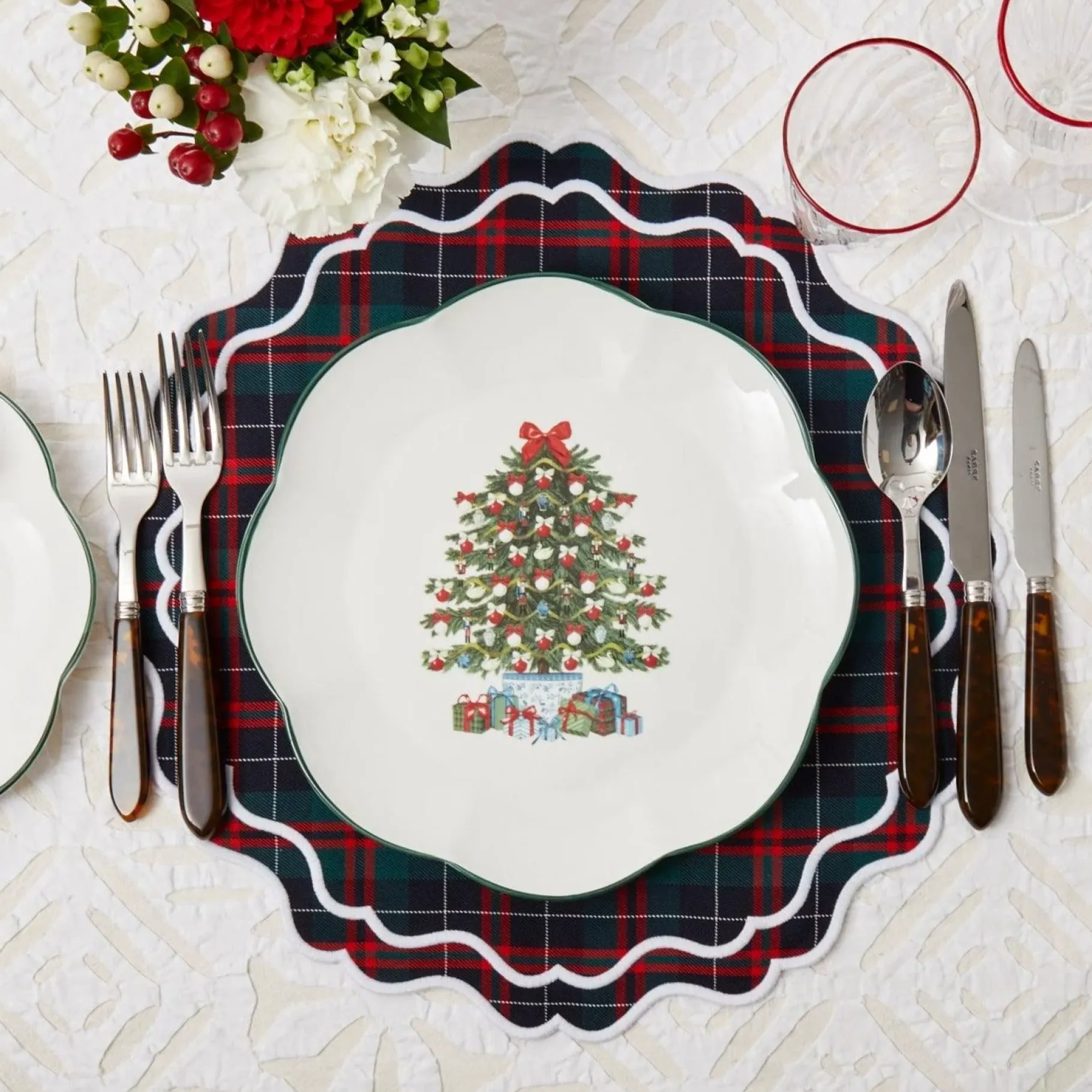 Mrs. Alice Placemats|Highland Tartan Placemats (Set Of 4)