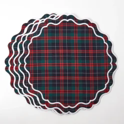 Mrs. Alice Placemats|Highland Tartan Placemats (Set Of 4)