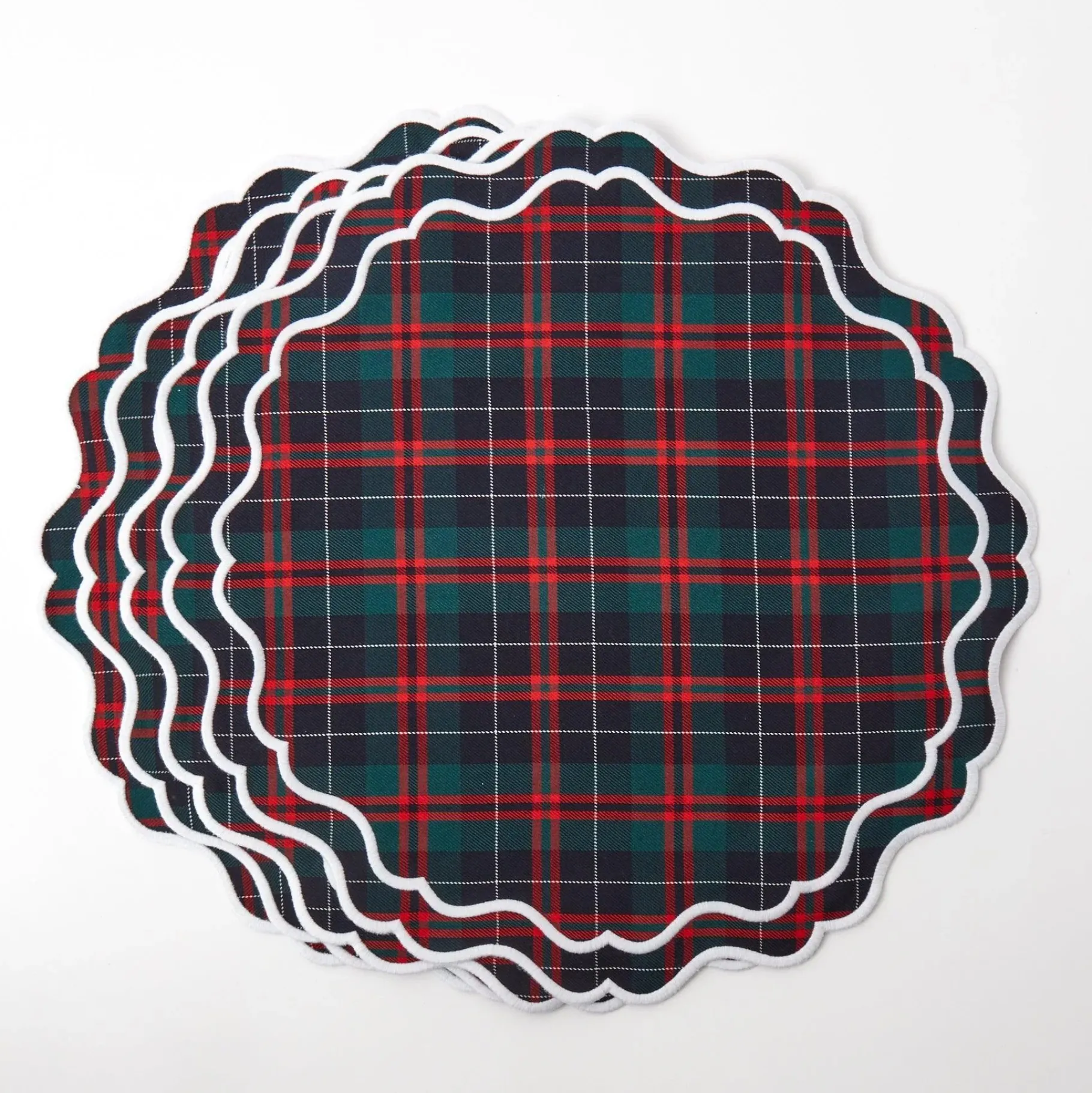 Mrs. Alice Placemats|Highland Tartan Placemats (Set Of 4)