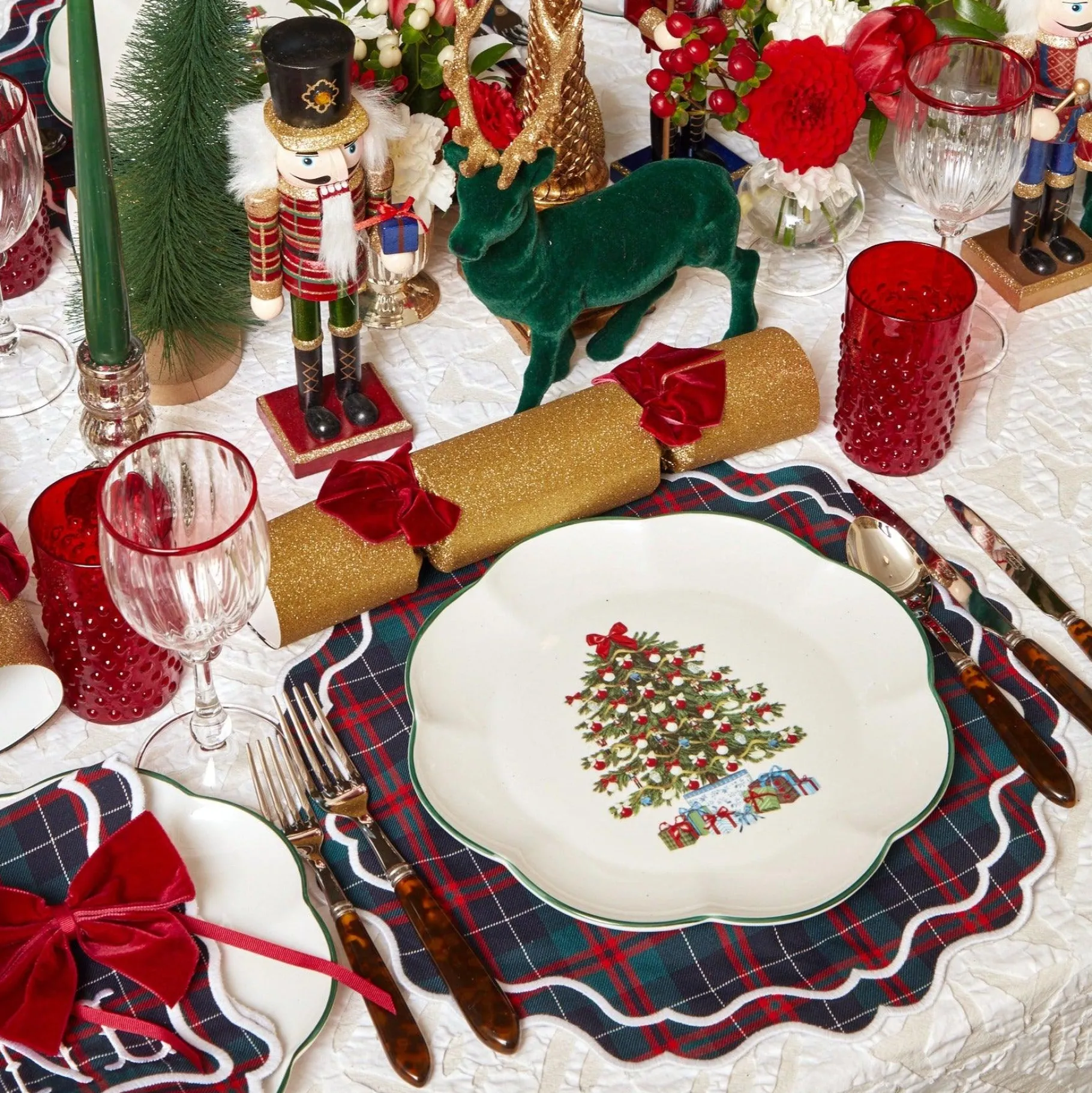 Mrs. Alice Placemats|Highland Tartan Placemats (Set Of 4)