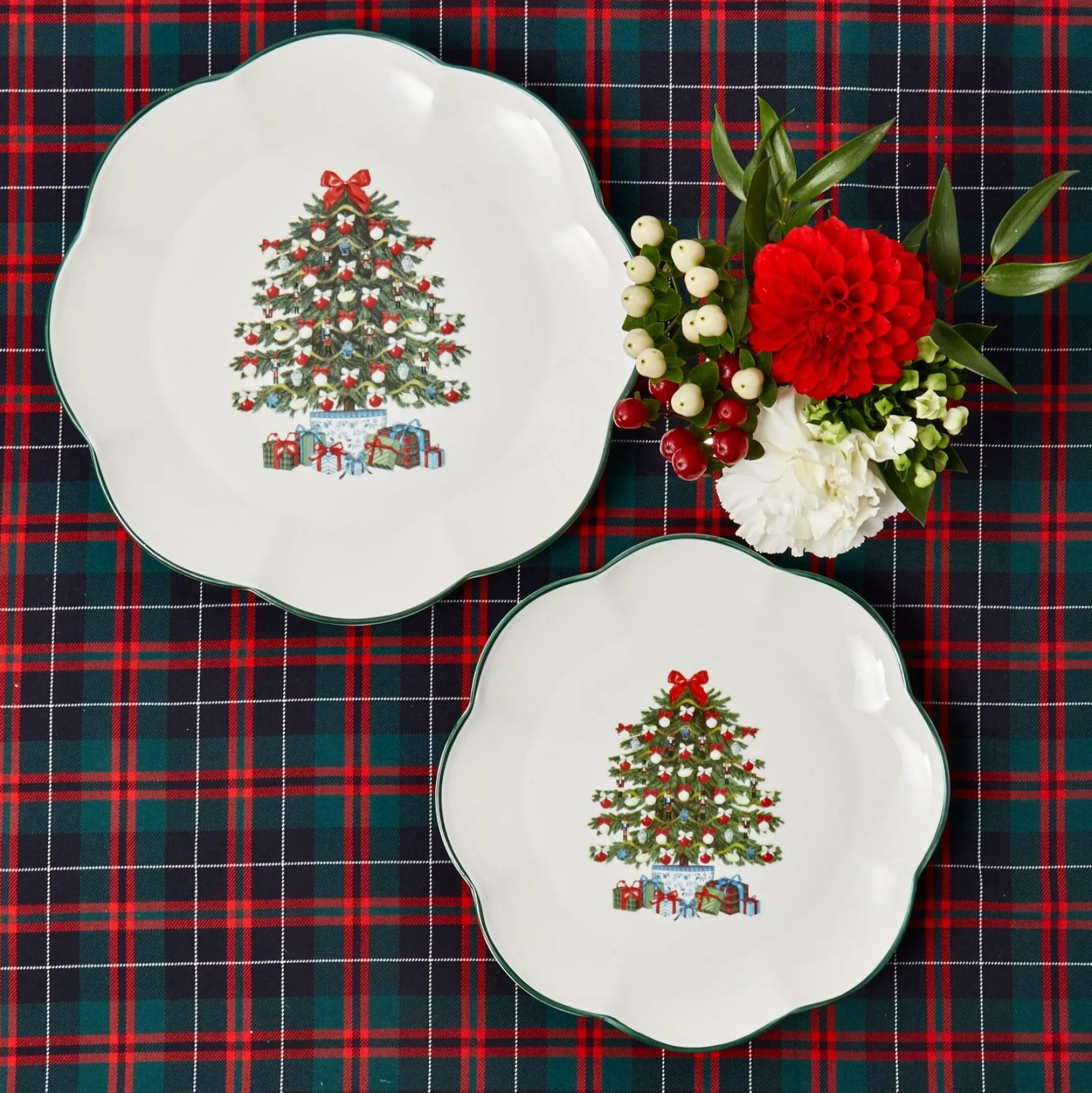 Mrs. Alice Placemats|Highland Tartan Placemats (Set Of 4)